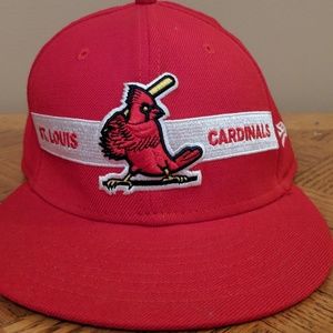 St. Louis Cardinals snap back hat.